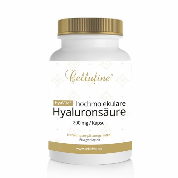 Cellufine® HyaVita® Hyaluronsäure hochdosiert, 150 vegane Kapseln